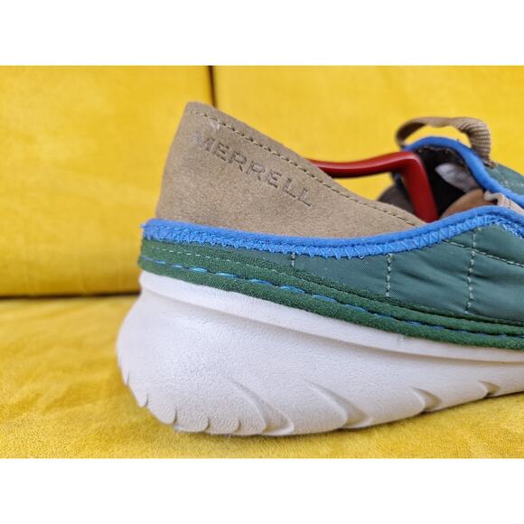 Merrell Hut Moc Quilted Shoes Men\'s 15 Slip-Ons Green main image 4
